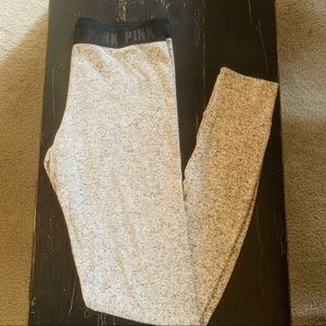 VICTORIA SECRET PINK GRAY SLIM JOGGERS